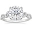18K White Gold Luxe Willow Diamond Ring (1/4 ct. tw.), smalltop view
