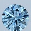 2.0 Ct. Fancy Vivid Blue Round Lab Grown Diamond
