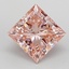3.15 Ct. Fancy Vivid  Pink Princess Lab Grown Diamond