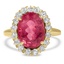 Retro Tourmaline Cocktail Ring