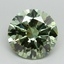 3.00 Ct. Fancy Vivid Green Round Lab Grown Diamond