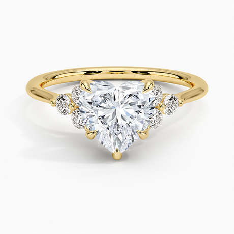 18K Yellow Gold Luxe Melody Diamond Ring (1/5 ct. tw.)
