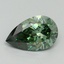 1.70 Ct. Fancy Vivid Green Pear Lab Grown Diamond