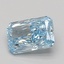 1.55 Ct. Fancy Vivid Blue Radiant Lab Grown Diamond