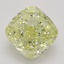 1.21 Ct. Fancy Yellow Cushion Diamond