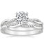 Platinum Petite Twisted Vine Diamond Bridal Set (1/4 ct. tw.)