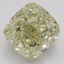 4.07 Ct. Fancy Brownish Yellow Cushion Diamond