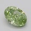 0.73 Ct. Fancy Green Oval Lab Grown Diamond