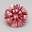 1.64 Ct. Fancy Vivid Pink Round Lab Grown Diamond