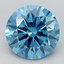 2.36 Ct. Fancy Deep Blue Round Lab Grown Diamond