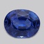 10.1x8.0mm  Blue  Oval   Sapphire