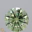 2.44 Ct. Fancy Vivid Green Round Lab Grown Diamond