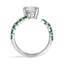 Sweeping Ivy Diamond Open Ring, smallview