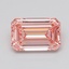 2.85 Ct. Fancy Intense  Pink Emerald Lab Grown Diamond