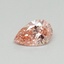 0.32 Ct. Fancy Vivid Pink Pear Lab Grown Diamond