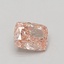 1.08 Ct. Fancy Vivid Pink Cushion Lab Grown Diamond