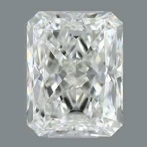 Radiant diamond — real photo
