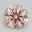 3.00 Ct. Fancy Intense Pink Round Lab Grown Diamond