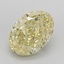 2.76 Ct. Fancy Intense Yellow Oval Lab Grown Diamond