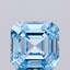 1.46 Ct. Fancy Vivid Blue Asscher Lab Grown Diamond