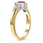 The Tartan Ring, smalltop view on a hand