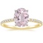 18K Yellow Gold Ballad Three-Quarter Coverage Diamond Ring (1/4 ct. tw.), smalltop view