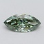 1.04 Ct. Fancy Vivid Green Marquise Lab Grown Diamond