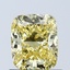 1.03 Ct. Fancy Intense Yellow Cushion Lab Grown Diamond