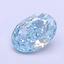 1.11 Ct. Fancy Vivid  Blue Oval Lab Grown Diamond