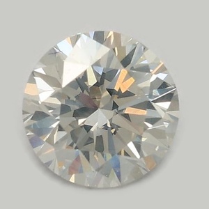 Round diamond — real photo