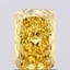 1.23 Ct. Fancy Vivid  Yellow Radiant Lab Grown Diamond