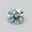 0.37 Ct. Fancy Intense Blue Green Round Lab Grown Diamond