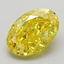 1.80 Ct. Fancy Vivid Yellow Oval Lab Grown Diamond