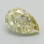 1.08 Ct. Fancy Yellow Pear Lab Grown Diamond