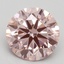 2.22 Ct. Fancy Intense Pink Round Lab Grown Diamond