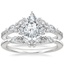 18K White Gold Luxe Nadia Diamond Ring (1/2 ct. tw.) with Yvette Diamond Ring