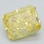 2.51 Ct. Fancy Vivid Yellow Radiant Lab Grown Diamond