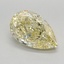 3.43 Ct. Fancy Intense Yellow Pear Lab Grown Diamond