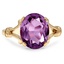 Art Deco Amethyst Cocktail Ring