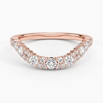 Corinne Contour Diamond Ring (1/3 ct. tw.) in 14K Rose Gold