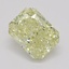 1.02 Ct. Fancy Light Yellow Radiant Diamond