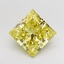 3.02 Ct. Fancy Intense  Yellow Princess Lab Grown Diamond