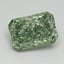 2.21 Ct. Fancy Vivid Pacific Green Radiant Lab Grown Diamond