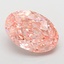 5.09 Ct. Fancy Vivid Pink Oval Lab Grown Diamond