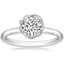 18K White Gold Corinna Diamond Ring, smalltop view