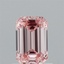 0.97 Ct. Fancy Intense Pink Emerald Lab Grown Diamond