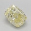 1.17 Ct. Fancy Intense Yellow Cushion Lab Grown Diamond