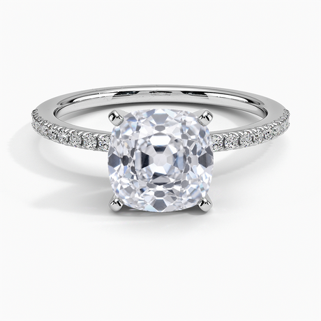 Scalloped Pavé Diamond Ring