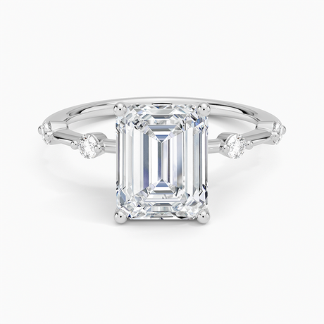Platinum Aimee 1.4mm Diamond Ring