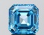 2.33 Ct. Fancy Vivid Blue Asscher Lab Grown Diamond